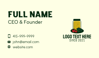 Organic Drink Business Card example 3