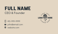 Mountain Range Business Card example 3