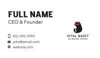 Pet Cat Ribbon Business Card Image Preview