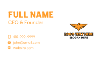 Falcon Bird Emblem Business Card