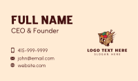 Food Delivery Cart Business Card