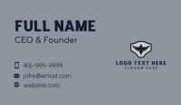 Blue Eagle Badge Business Card