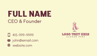 Dress Gown Seamstress Business Card Design