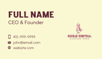 Dress Gown Seamstress Business Card