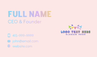 Fun Party Flag Business Card