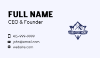 Mountain Travel Adventure Business Card