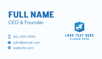 Cyberspace Cube Programmer Business Card Design
