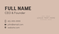 Elegant Corporate Business Business Card