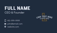 College Business Card example 3