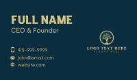 Natural Tree Plant Business Card Design