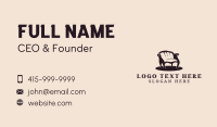 Interior Couch Furniture  Business Card Design