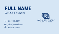Geometric Company Letter S  Business Card