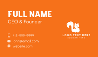 White Squirrel Business Card