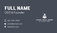 Wild Polar Bear Iceberg Business Card Design