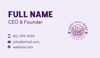 Crocheting Business Card example 1