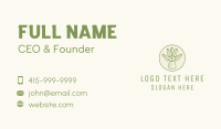 Rustic Plant Garden Business Card