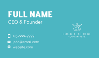 Minimalist Wildflower Plant Business Card