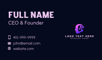 Artificial Intelligence Program  Business Card Design