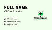 Green Pixelated Controller  Business Card