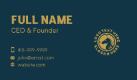 Horse Stallion Pony Business Card Design