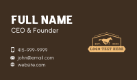 Horse Racing Business Card example 2