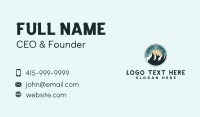 Mountain Landmark Emblem Business Card