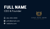 Royal Crown Crest Business Card