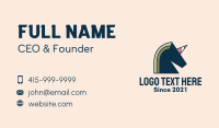Horse Racing Business Card example 2
