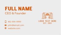 Package Logistics Warehouse Business Card