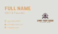 Gym Kettlebell Weightlifting Business Card