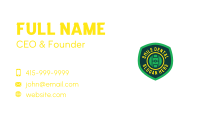 Soccer Field Badge Business Card