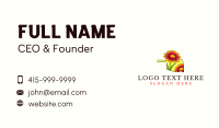 Oklahoma Blanket Flower Business Card Design