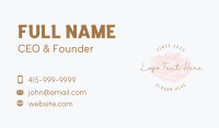 Floral Feminine Business Business Card