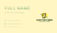 Cartoon Money Dollar  Business Card