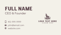 Donkey Farm Animal Business Card