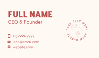 Woman Beauty Face Business Card