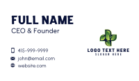 Medical Leaf Cross Business Card