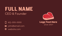 Meat Lover Business Card