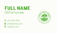 Old Green Tree  Emblem Business Card