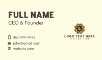 Sunflower Letter Business Card Design