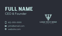 Organic Wellness Therapy Business Card