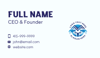 Hammer Construction Carpentry Business Card