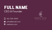Floral Moon Skincare Business Card