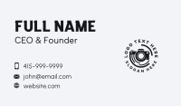 Digital Camera Lens Business Card