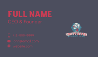 Retro Robot Gaming Business Card