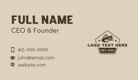 Classic Mountain Landscape Business Card Design