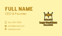 Gold King Book  Business Card