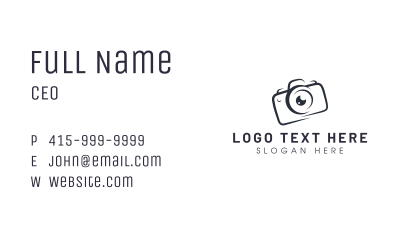 Shutter Camera Photography Business Card Image Preview