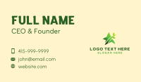 Vegan Star Restaurant  Business Card