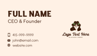 Hair Product Business Card example 1